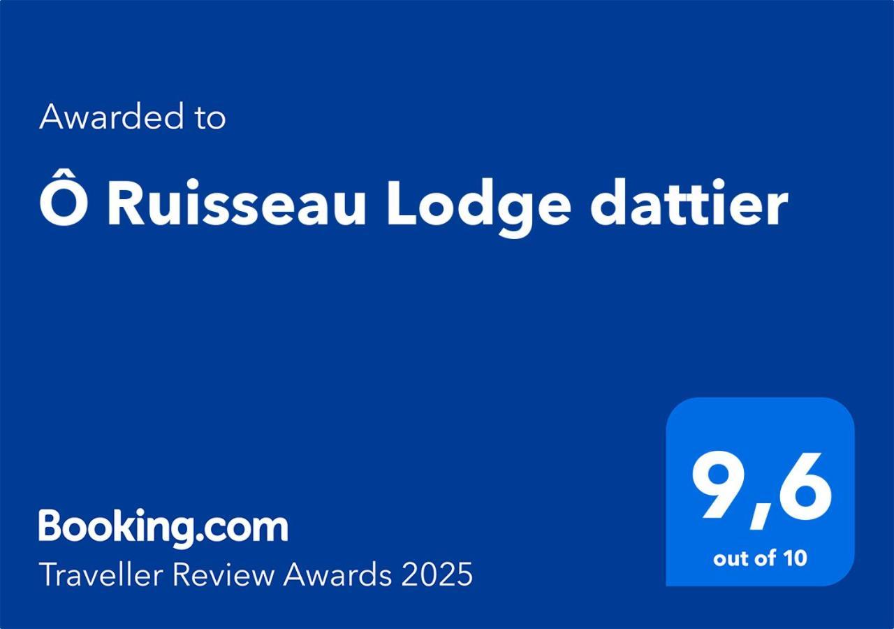 O Ruisseau Lodges - Lodge Dattier Saint-Louis Exterior photo